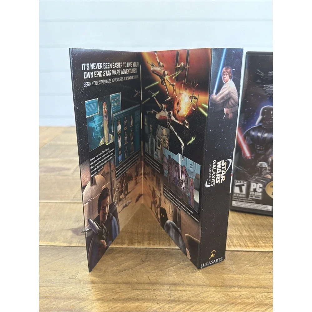 Star Wars Galaxies: Starter Kit (PC, 2005) With All 6 Discs and Manual Inserts